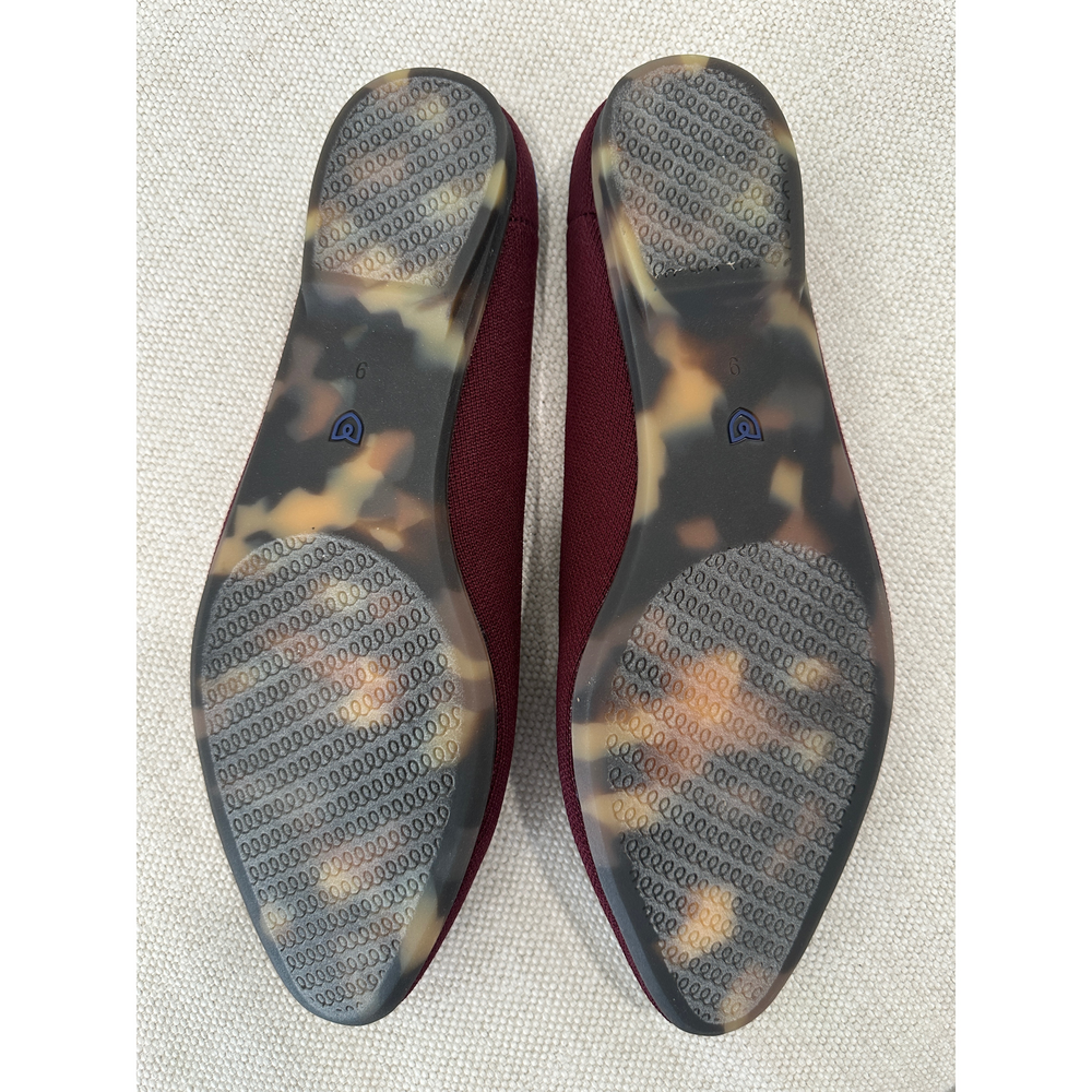 Rothy's Almond Toe Demi Mule in Black Cherry - Picture 4 of 5